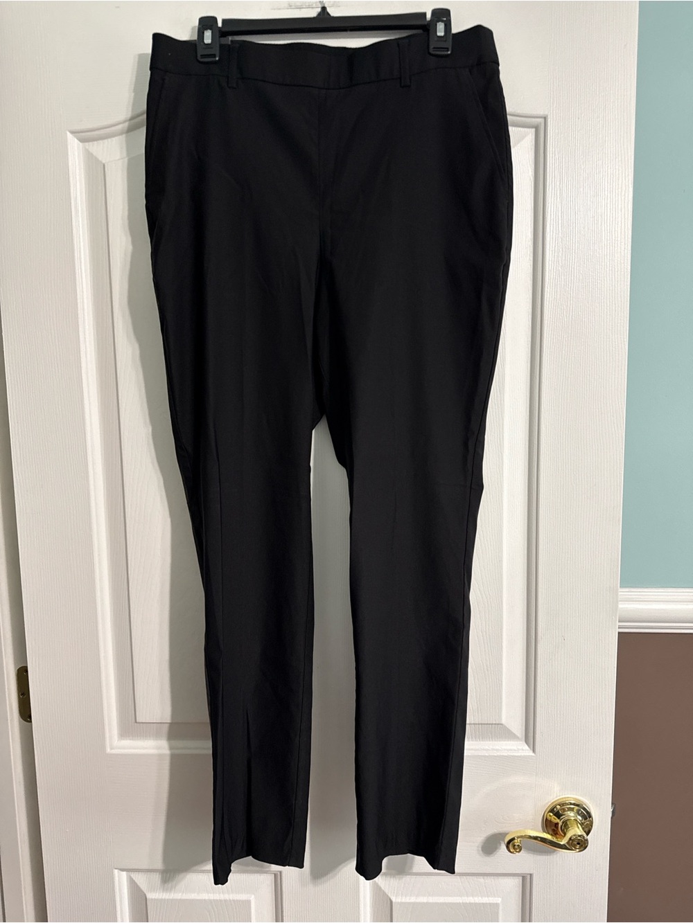 Black Women’s Dress Pants - Slim Tapered Fit